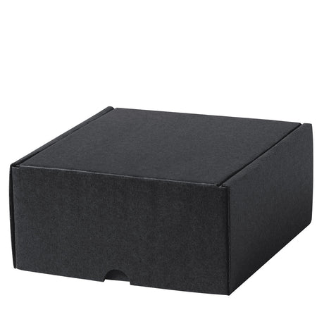Coffret Cadeau Noir 16x15cm Carton Recyclé Personnalisable