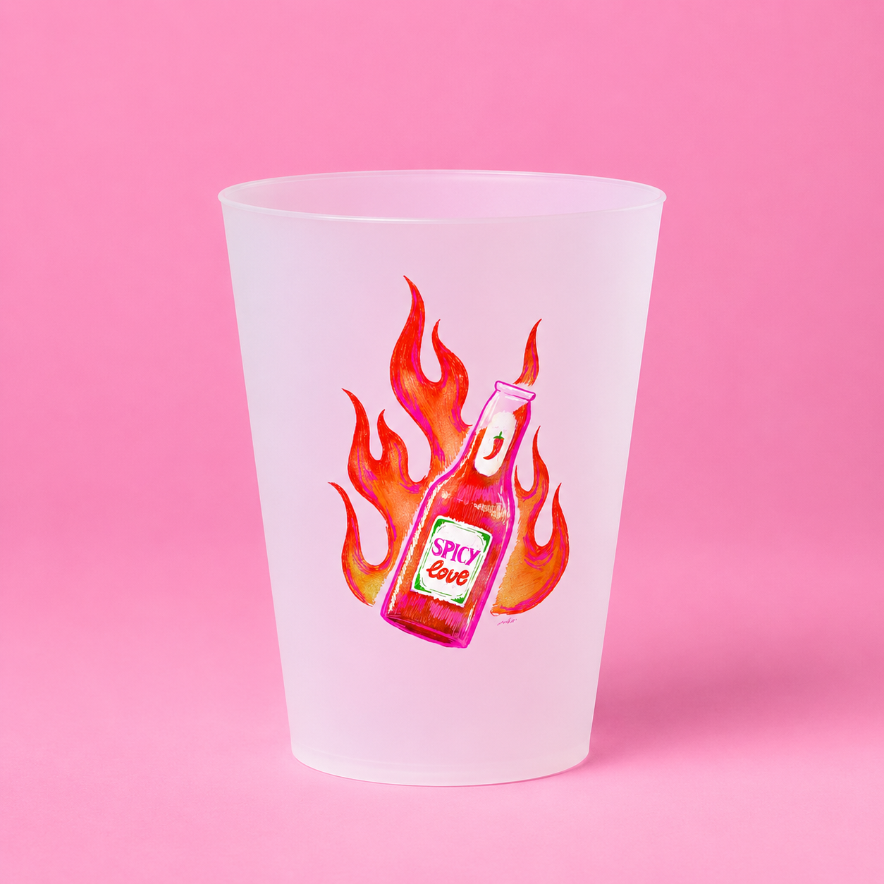 Verre Réutilisable 500ml Plastique Personnalisable