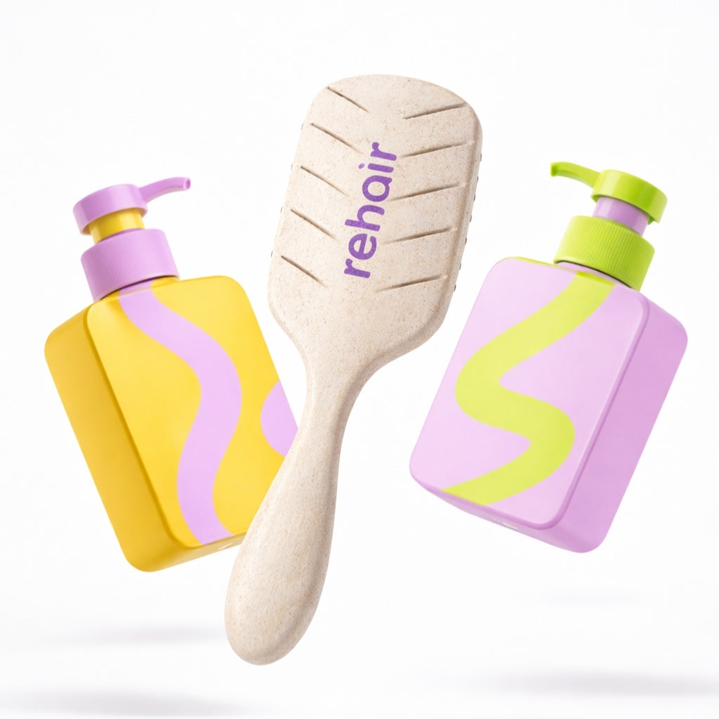 Brosse Démêlante Paille de Blé Longue Personnalisable