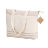 Tote Bag Coton Recyclé Rayures Personnalisable