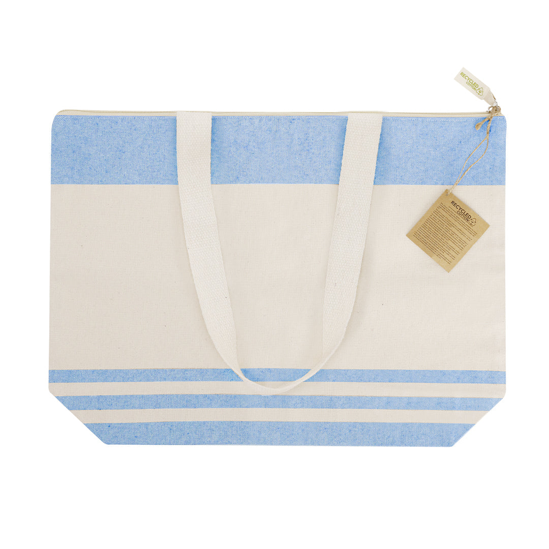 Tote Bag Coton Recyclé Rayures Personnalisable