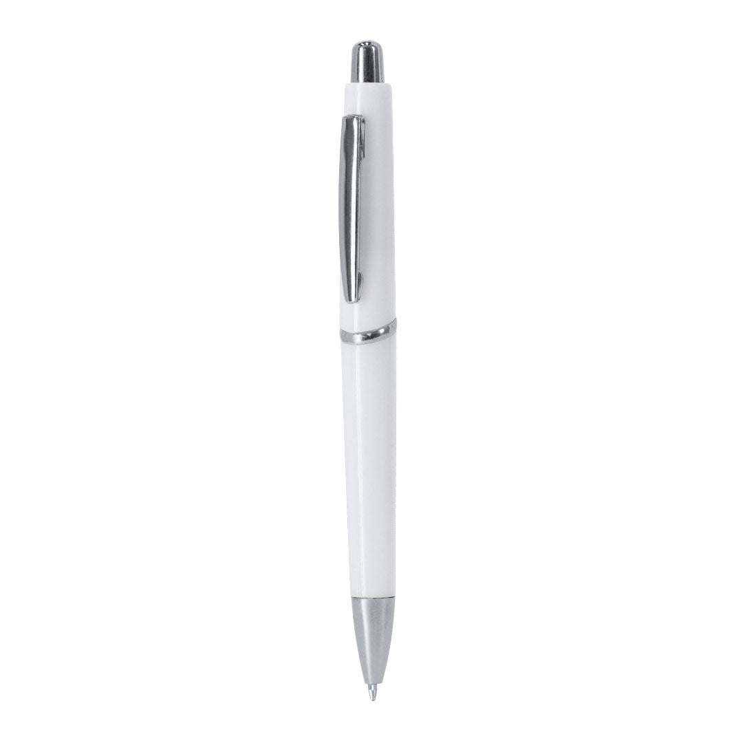 Stylo Push Chromé ABS Personnalisable