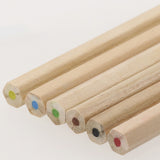 Boîte de Crayons Bois 6 Pièces Carton Personnalisable
