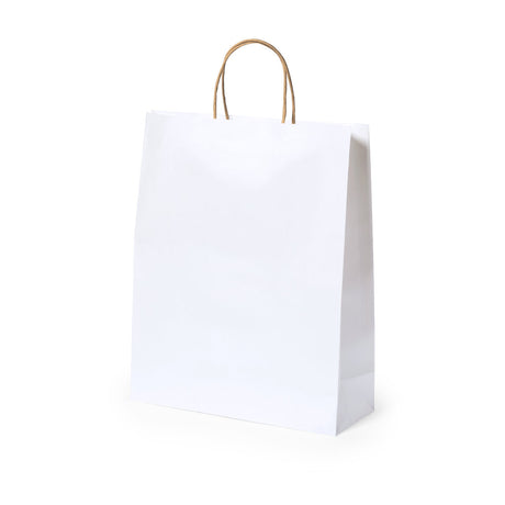 Sac Papier Blanc 25x31cm Personnalisable