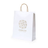 Sac Papier Blanc 25x31cm Personnalisable