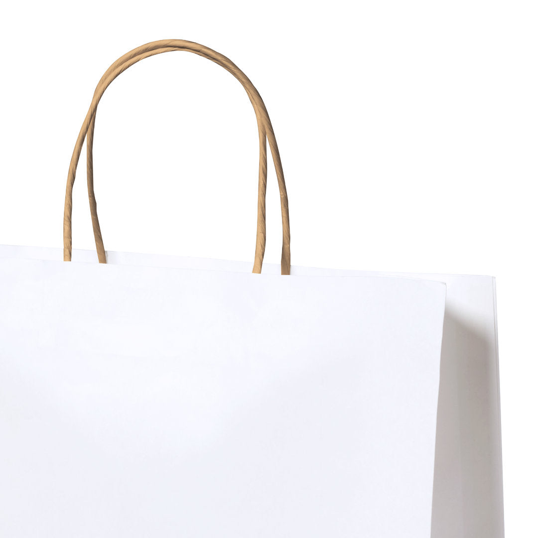Sac Papier Blanc 25x31cm Personnalisable