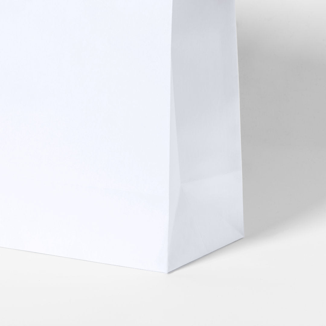 Sac Papier Blanc 25x31cm Personnalisable