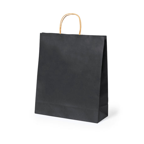 Sac Papier Noir 32x40cm Personnalisable