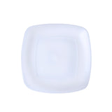 Assiette Carrée Translucide PP Personnalisable
