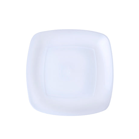 Assiette Carrée Translucide PP Personnalisable