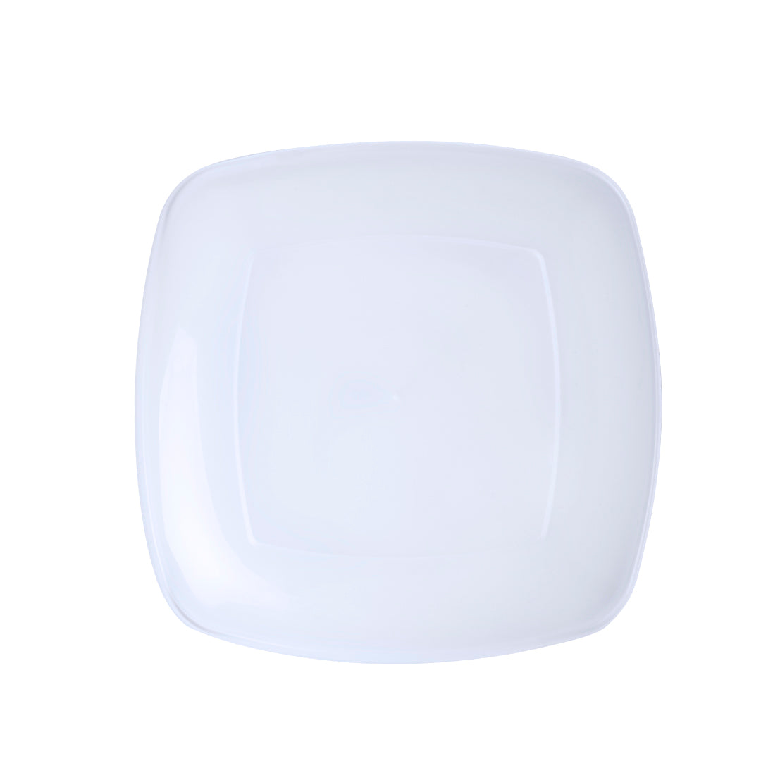 Assiette Carrée Translucide PP Personnalisable