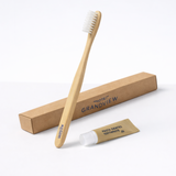 Set Brosse à Dents Bambou - avec Dentifrice Personnalisable