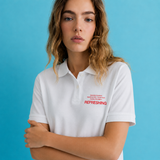 Polo Femme Manches Courtes 100% Coton Piqué Personnalisable