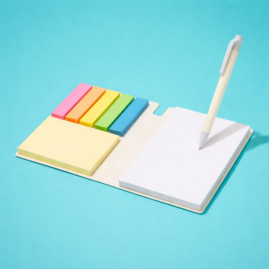 Bloc-Notes Carton Recyclé Notes Adhésives Personnalisable