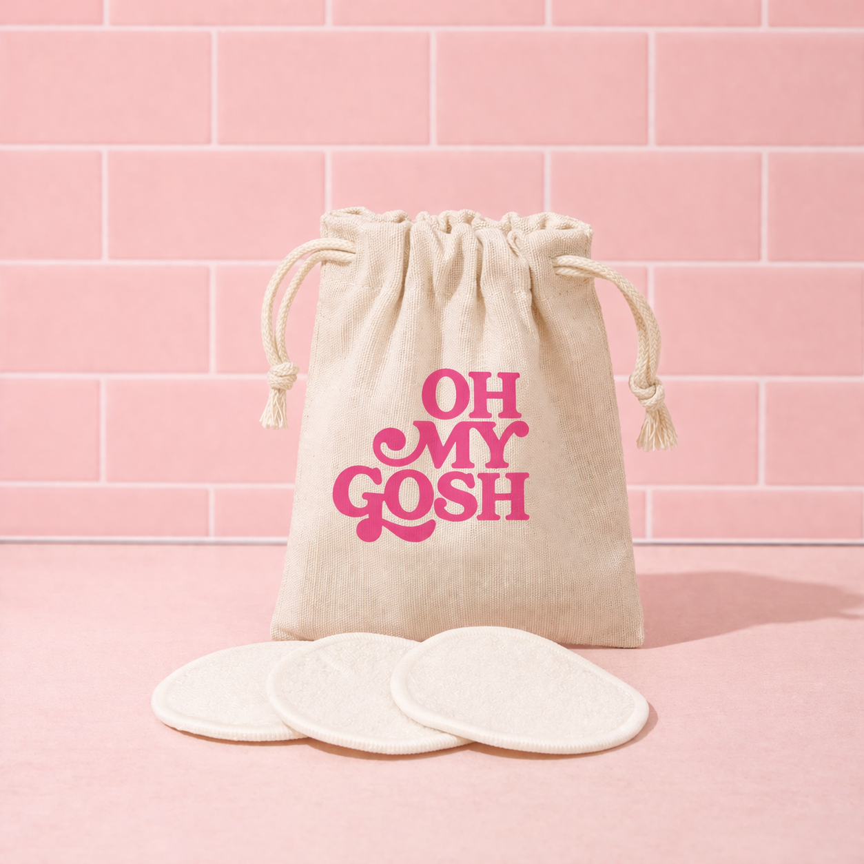 Disques Démaquillants Bambou Coton Personnalisable