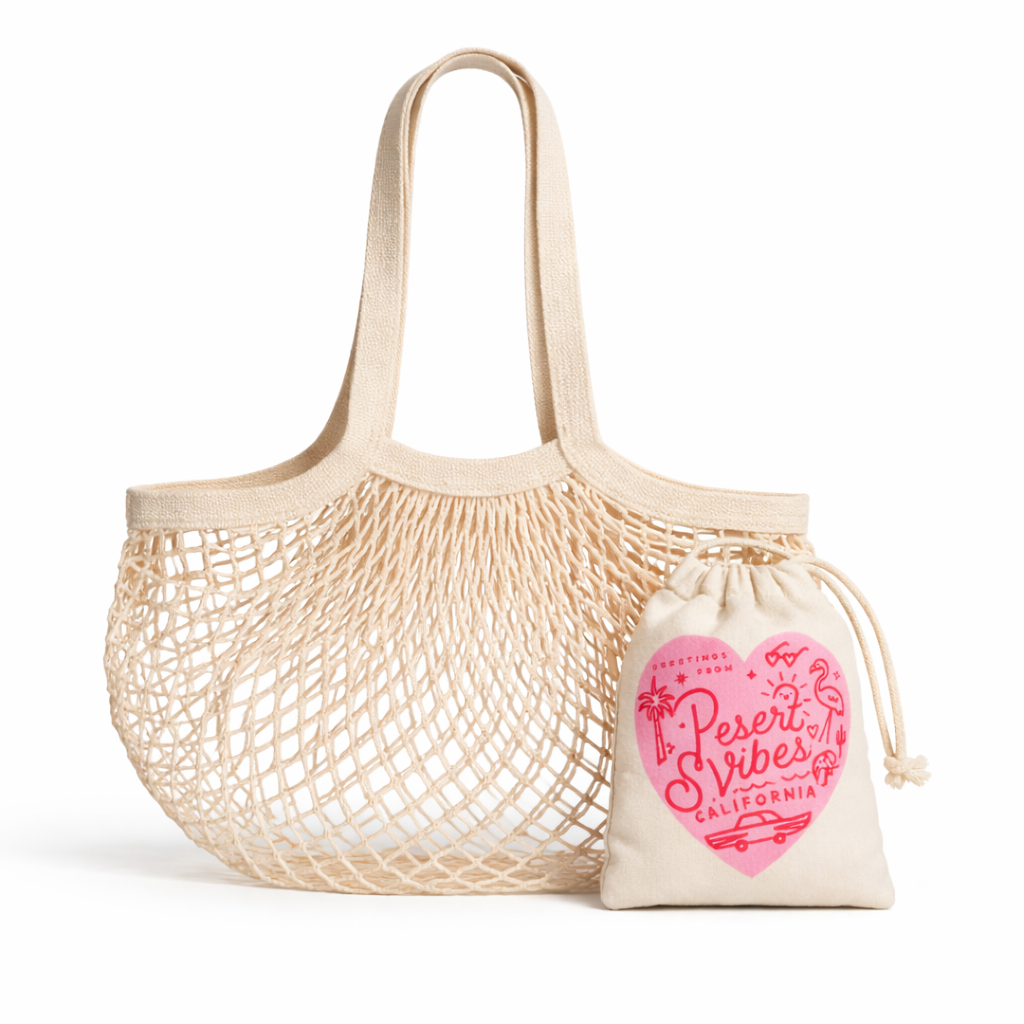 Sac Filet Coton - Grande Capacité Personnalisable