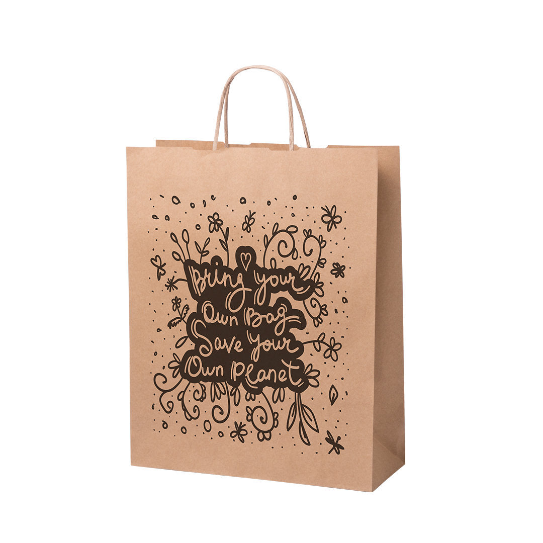 Sac Papier Kraft 32x40cm Personnalisable