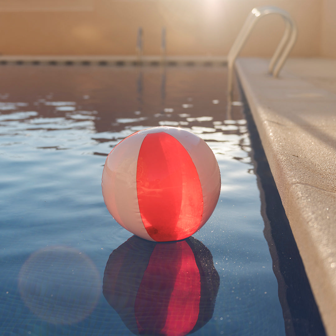 Ballon Gonflable Bicolore Plastique Personnalisable