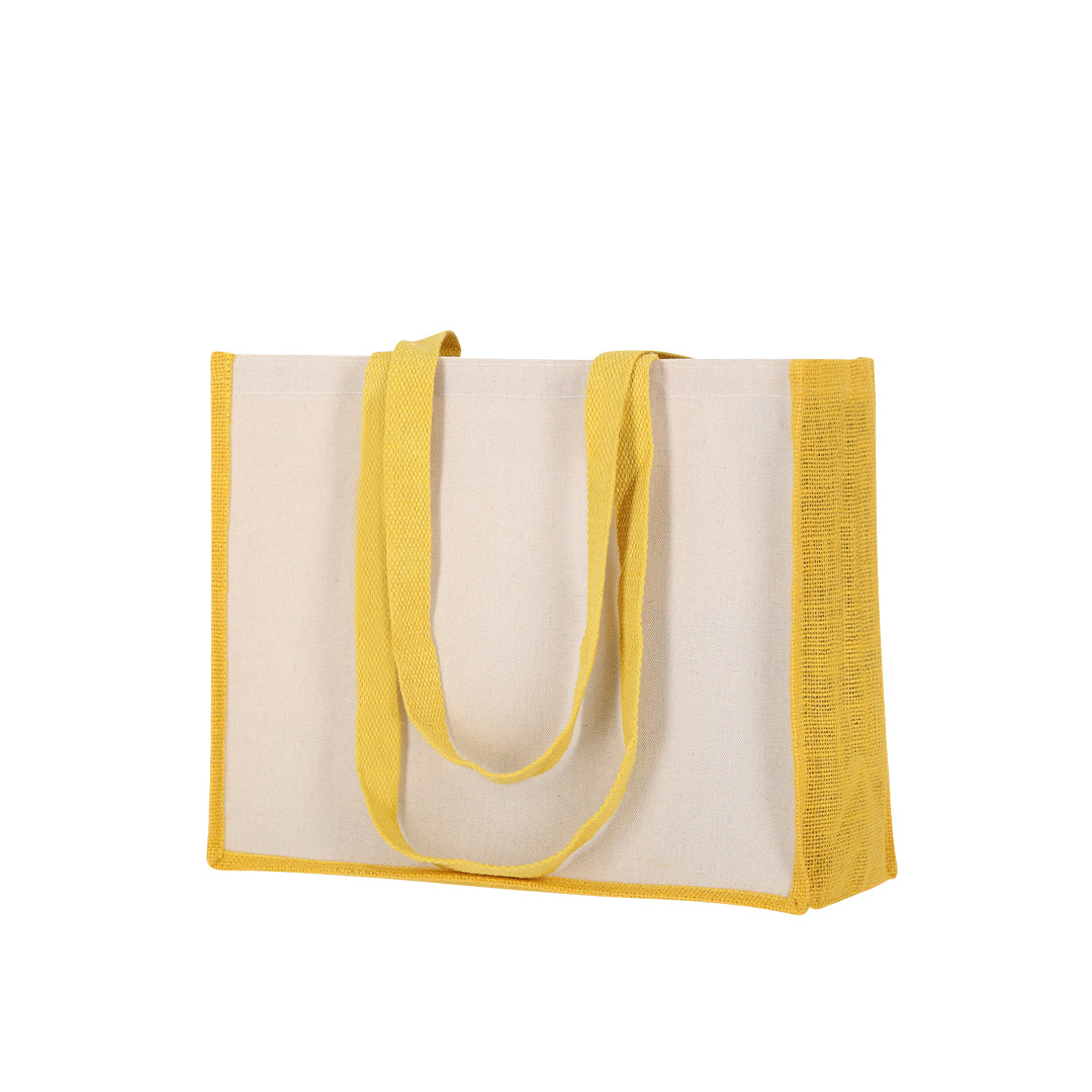 Tote Bag Jute Laminé 39cm Personnalisable