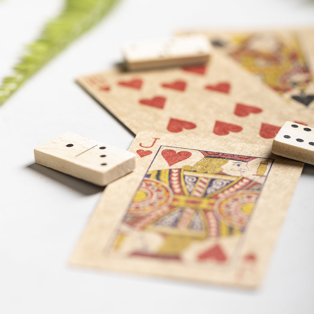 Coffret Cartes et Dominos Bois Personnalisable