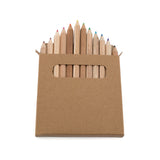 Boîte 12 Crayons Couleurs Carton Recyclé Personnalisable
