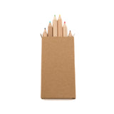 Boîte 6 Crayons Couleur Carton Recyclé Personnalisable