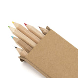 Boîte 6 Crayons Couleur Carton Recyclé Personnalisable