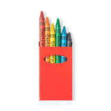 Boîte de Crayons Cire 6 Pièces Carton Personnalisable