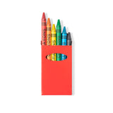 Boîte de Crayons Cire 6 Pièces Carton Personnalisable