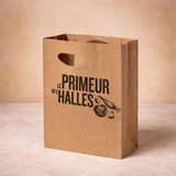 Sac Papier Recyclé 22cm Personnalisable