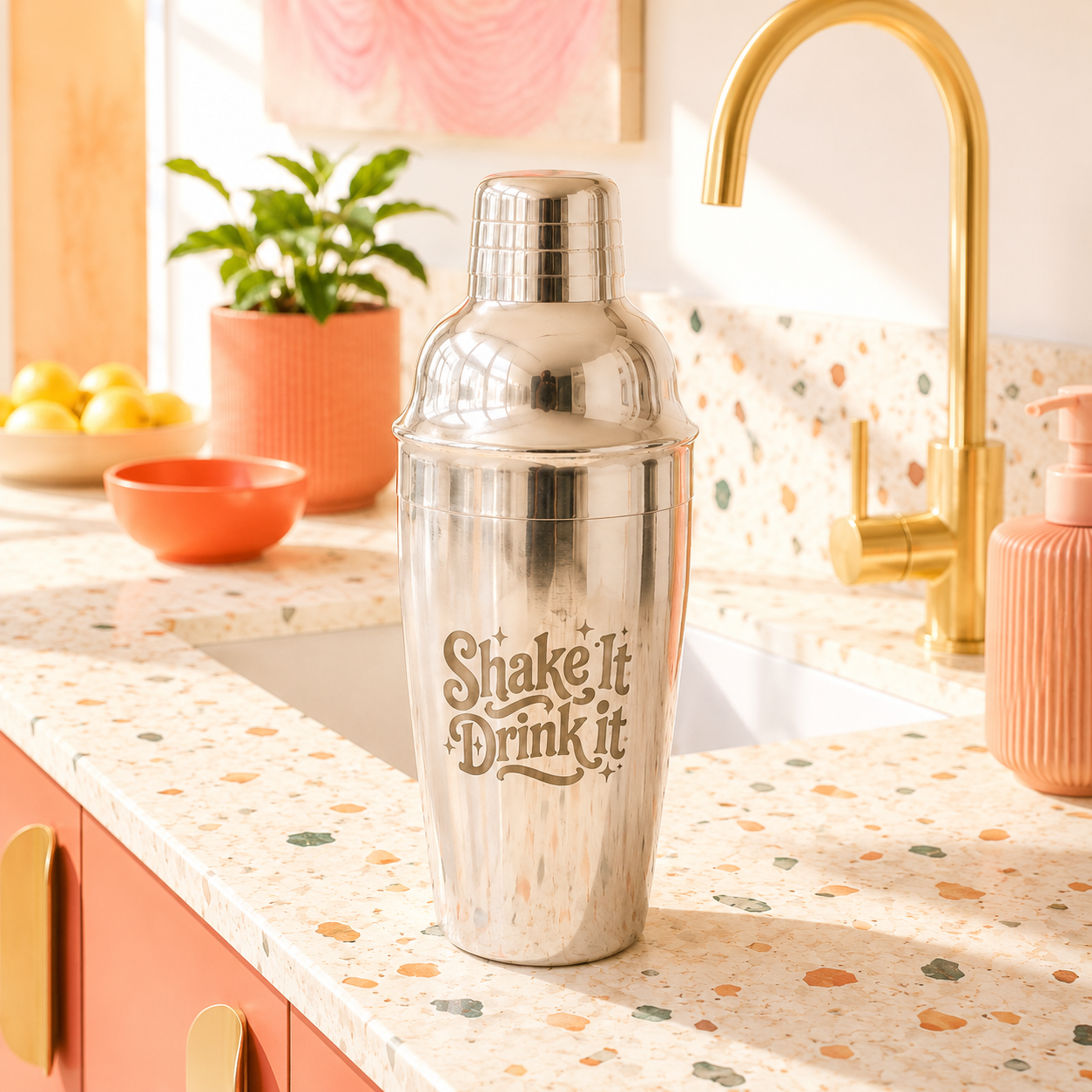 Shaker 550ml Inox Personnalisable