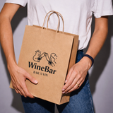 Sac Papier Kraft 32x40cm Personnalisable